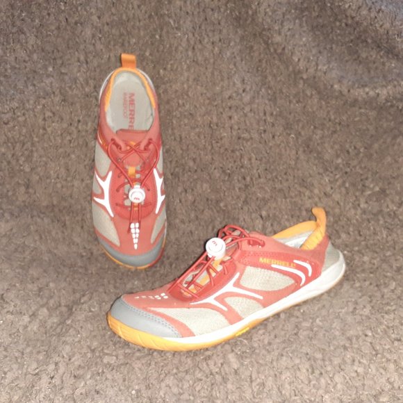 Merrell Shoes - MERRELL BAREFOOT-Dash Glove Running Shoes-Lychee-Sz 7-Excellent